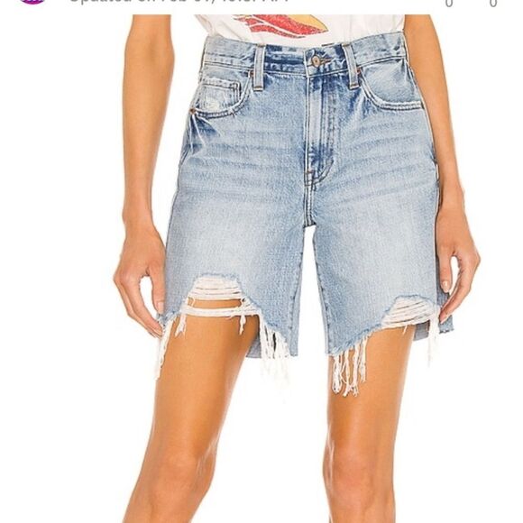 pistola Pants - NWT Pistola Kelly 90s Skater Denim Shorts size 27